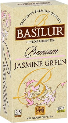 Basilur Premium Jasmine Green 25 x 2 g