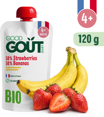 Good Goût BIO Jahoda s banánem 120 g