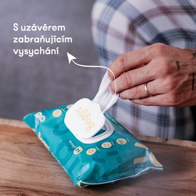 Beggs vlhčené splachovatelné ubrousky 6 x 64 ks