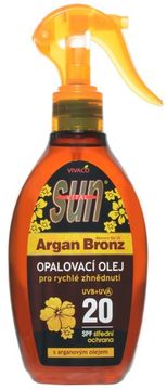 Sun Vital Sun Vivaco Opalovací olej s arganovým olejem SPF20 rozprašovací 200 ml