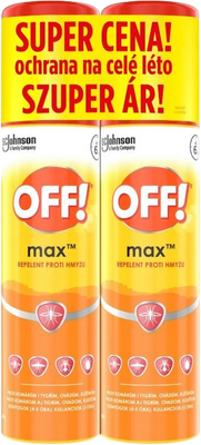 OFF! Repelent proti hmyzu Max 2 x 100 ml