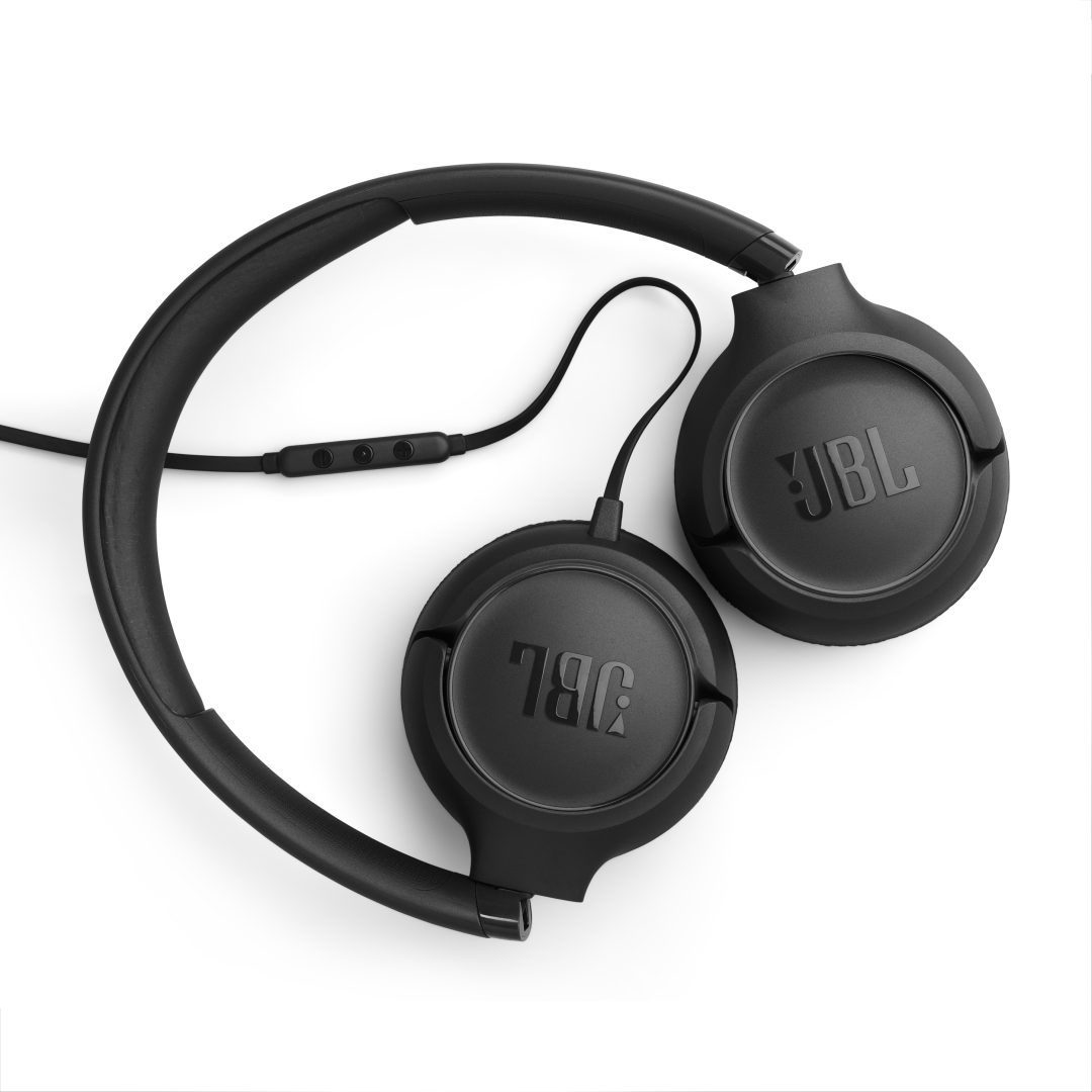 JBL Tune 530C Black, kabelová sluchátka na uši
