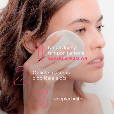 Bioderma Sensibio H2O AR micelární voda pro citlivou pleť se začervenáním 250 ml