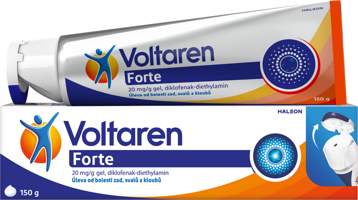 Voltaren Forte 20 mg/g gel proti bolesti 150 g