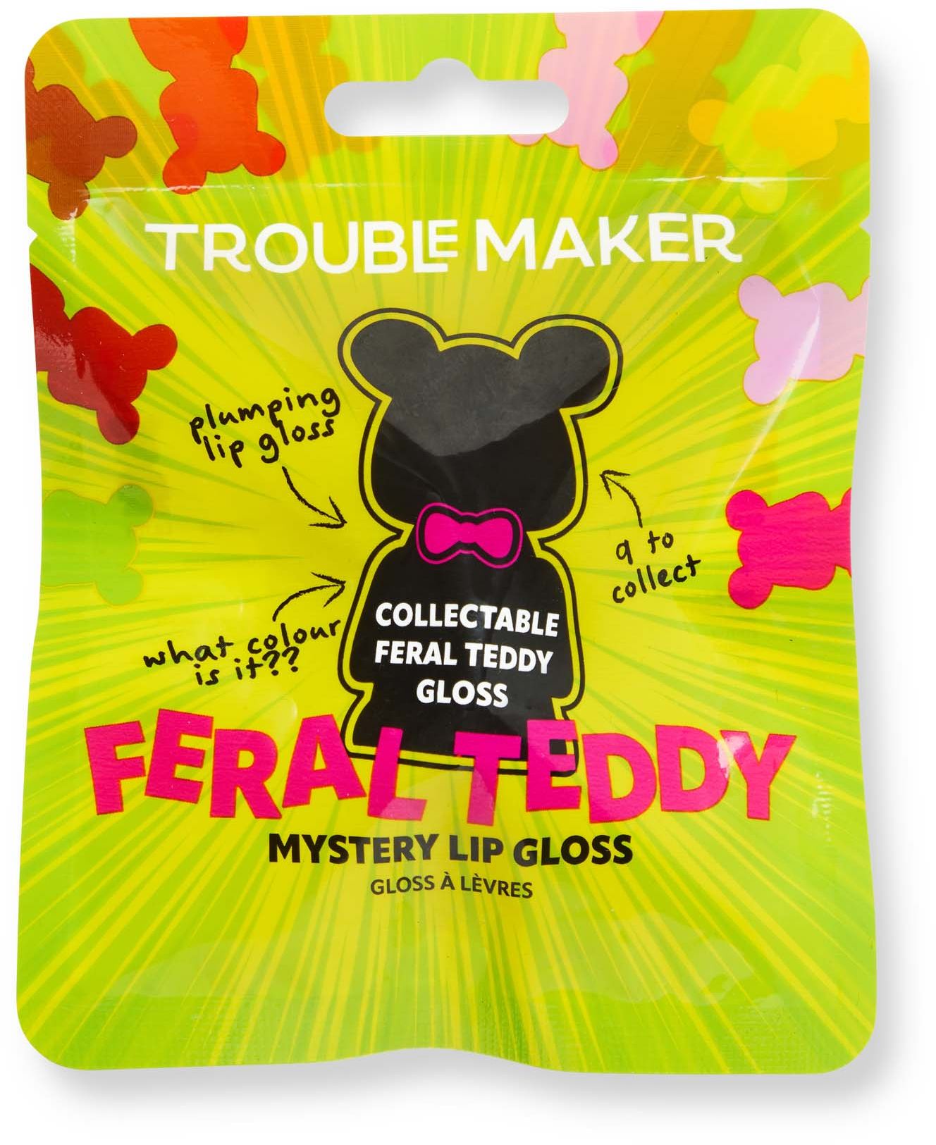 Trouble Maker Feral Teddy Mystery Plumping Lip Gloss