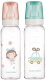 Canpol babies Láhev skleněná s potiskem 240 ml