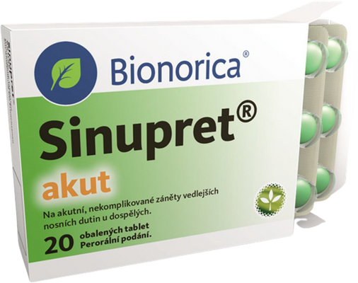 Sinupret akut 160 mg 20 tablet