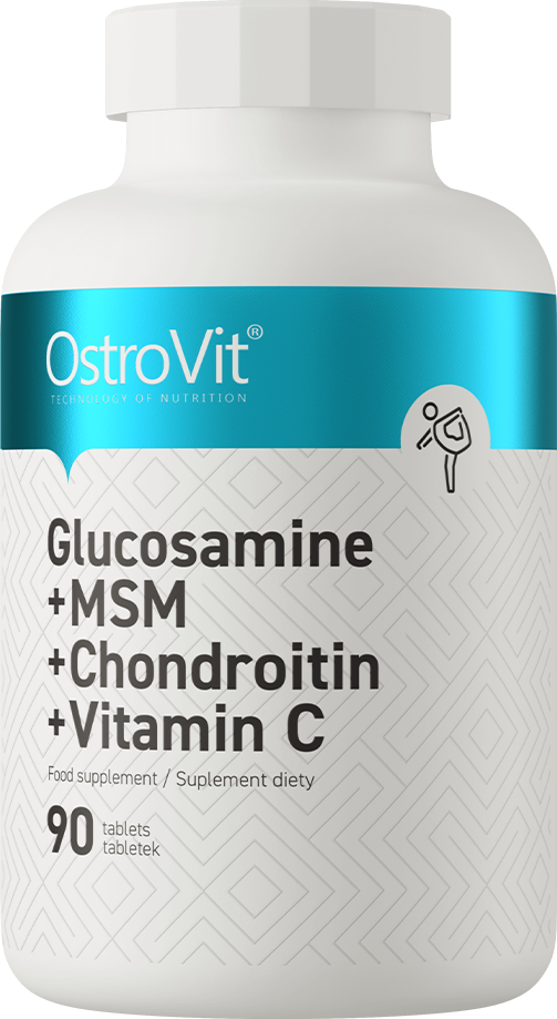 OstroVit Glucosamine + MSM + Chondroitin + Vitamin C 90 kapslí