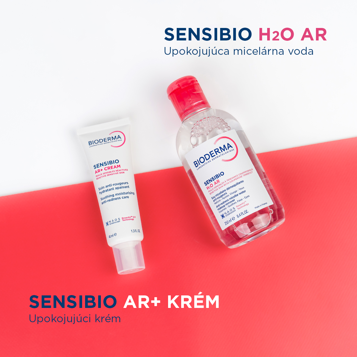 Bioderma Sensibio AR balíček pro pleť se začervenáním 250 ml
