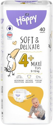 Bella Baby HAPPY Soft&Delicate Maxi Plus 40 ks