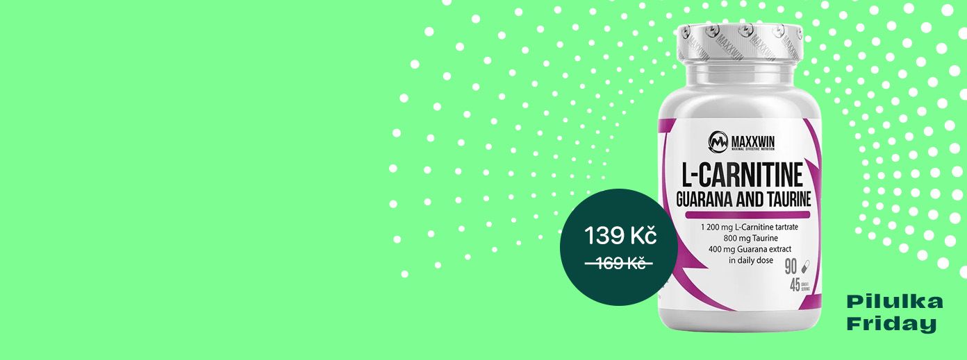 Maxxwin L-carnitine guarana taurine 90 kapslí