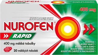 Nurofen Rapid 400 mg 20 měkkých tobolek