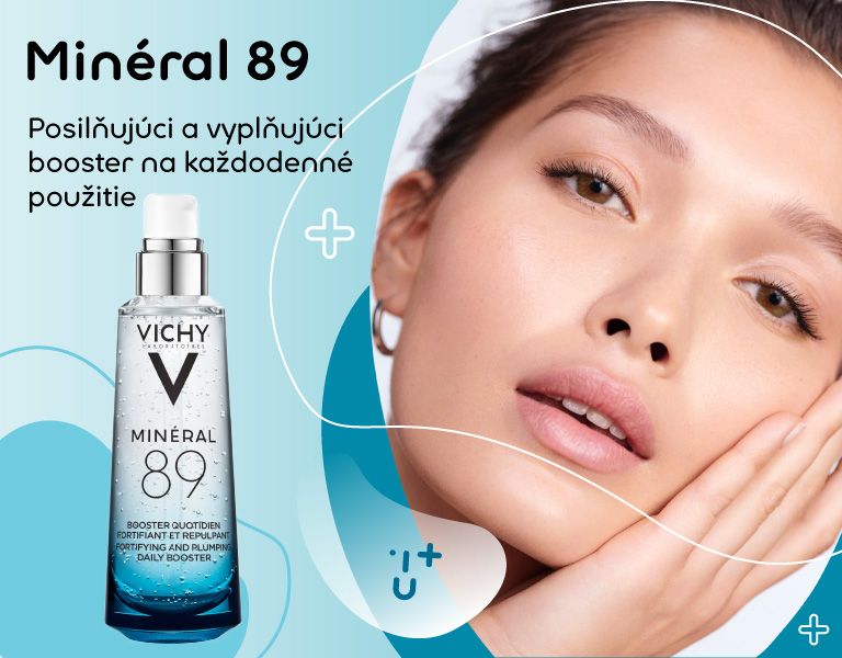 Vichy Minéral 89 Hyaluron booster, hydratácia