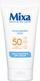 Mixa neviditelný denní krém SPF 50, 50 ml