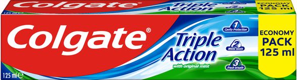 Colgate zubní pasta Triple Action XXL pack 125 ml