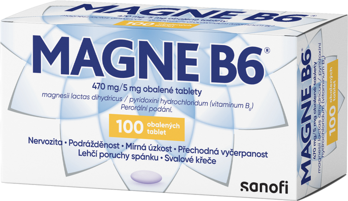 Magne B6 470mg/5mg 100 tablet