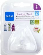 MAM Dudlík na lahev V2-střední 2+m. S