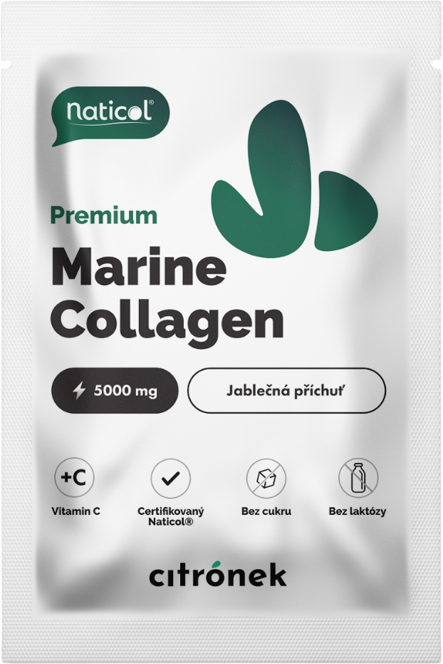 Citronek Mořský kolagen Naticol® 5000 mg - zelené jablko 1 sáček