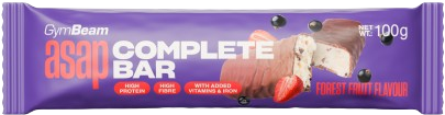 GymBeam ASAP Complete Bar lesní ovoce 100 g
