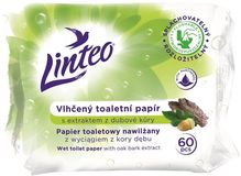 Linteo Vlhčený toaletní papír s dubovou kůrou 60 ks