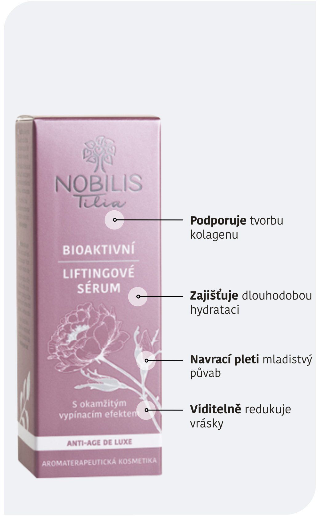 Nobilis Tilia Bioaktivní liftingové sérum 15 ml