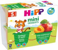 HiPP BIO Jablka s meruňkami 4 x 100 g