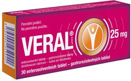 Herbacos Veral 25mg Enterosolventní 30 tablet