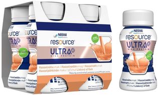 Resource Ultra+HP Lískooříšková příchuť por.s. 4 x 125 ml