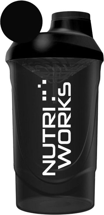 NutriWorks Šejkr černý 600 ml