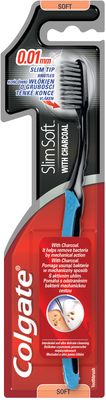 Zubní kartáček Slim Charcoal měkký