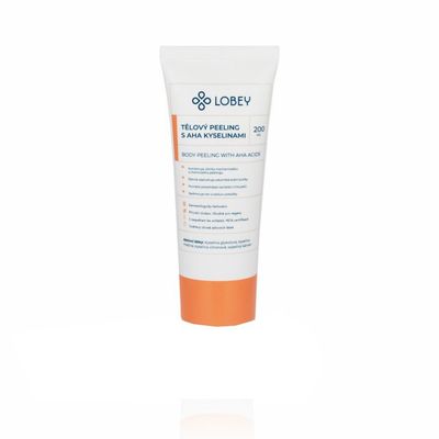 Lobey Tělový peeling s AHA kyselinami 200 ml