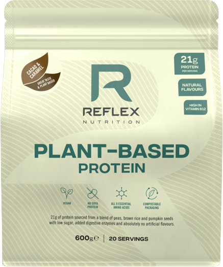 Reflex Nutrition Plant Based Protein kakao a karamel 600 g