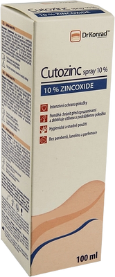 Dr Konrad Cutozinc spray 10% 100 ml