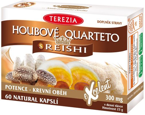 Terezia Houbové Quarteto s reishi 60 kapslí