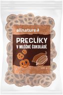 Allnature Preclíky v mléčné čokoládě 100 g