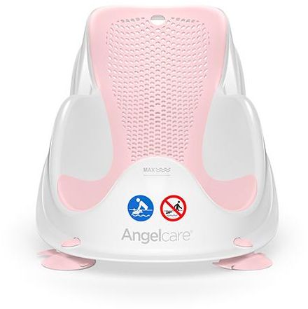 Angelcare Lehátko do vany FIT Light Pink