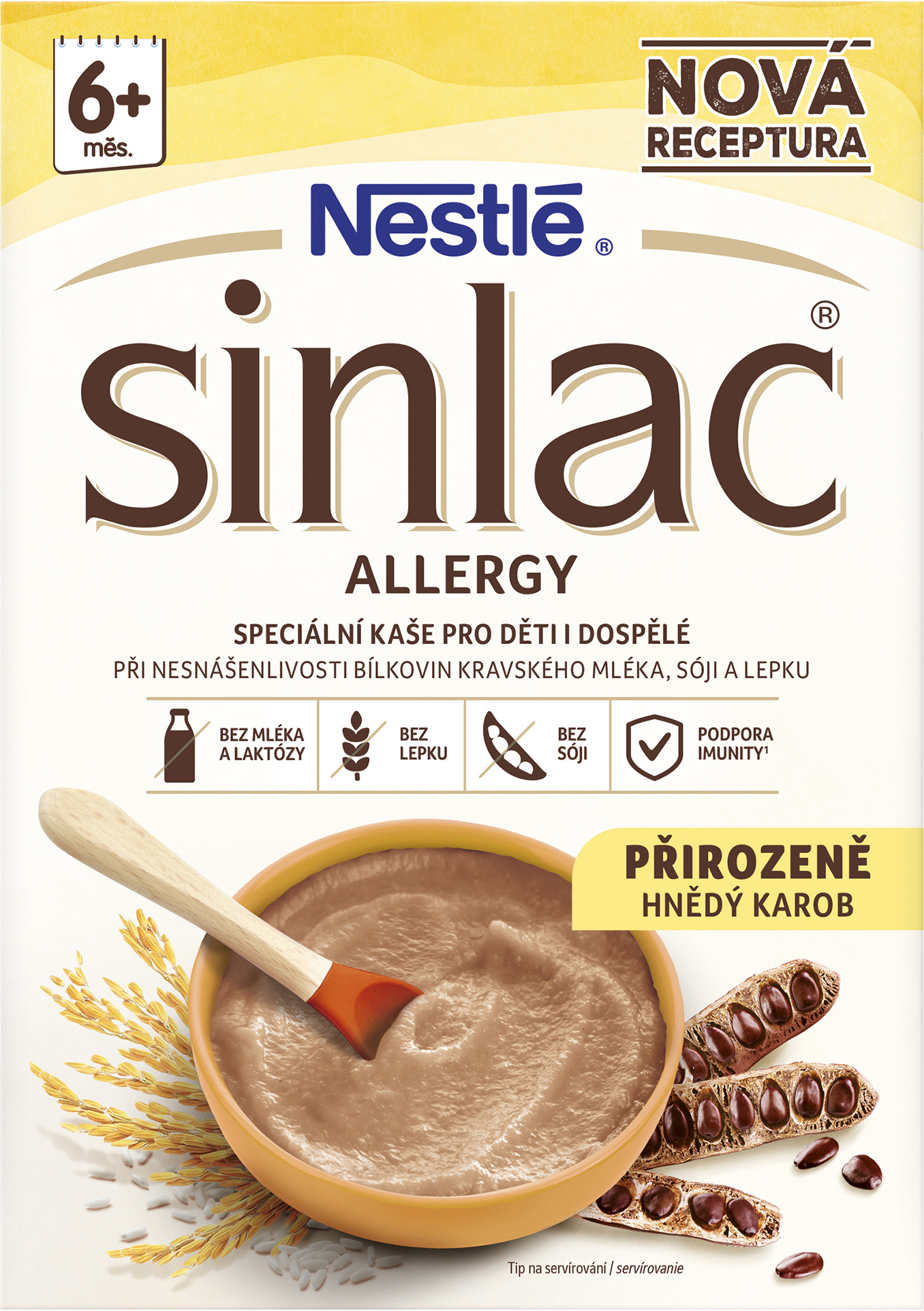 Nestlé Nemléčná kaše Sinlac Allergy 500 g