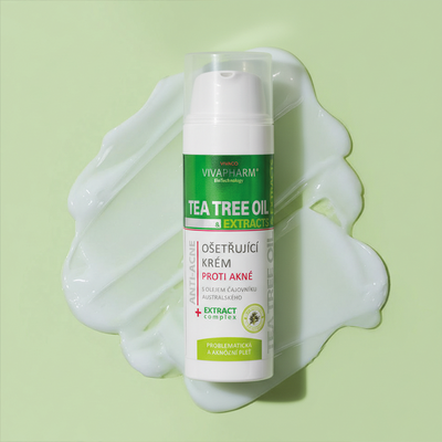 Vivaco Pleťový ošetřující krém s Tea Tree Oil 50 ml