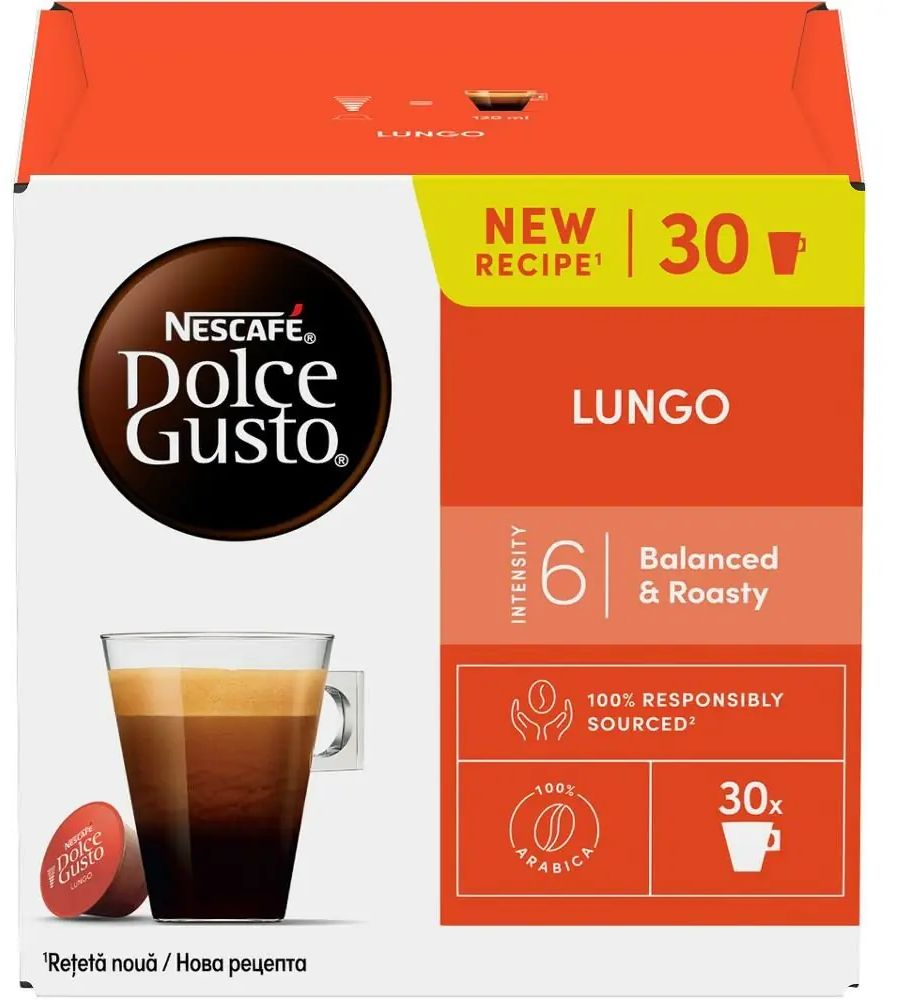 Nescafé Dolce Gusto® Lungo – kávové kapsle 30 ks
