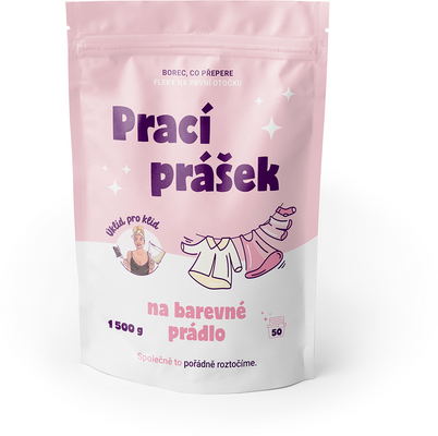 Úklid pro klid Prací prášek barevné prádlo 1.5 kg