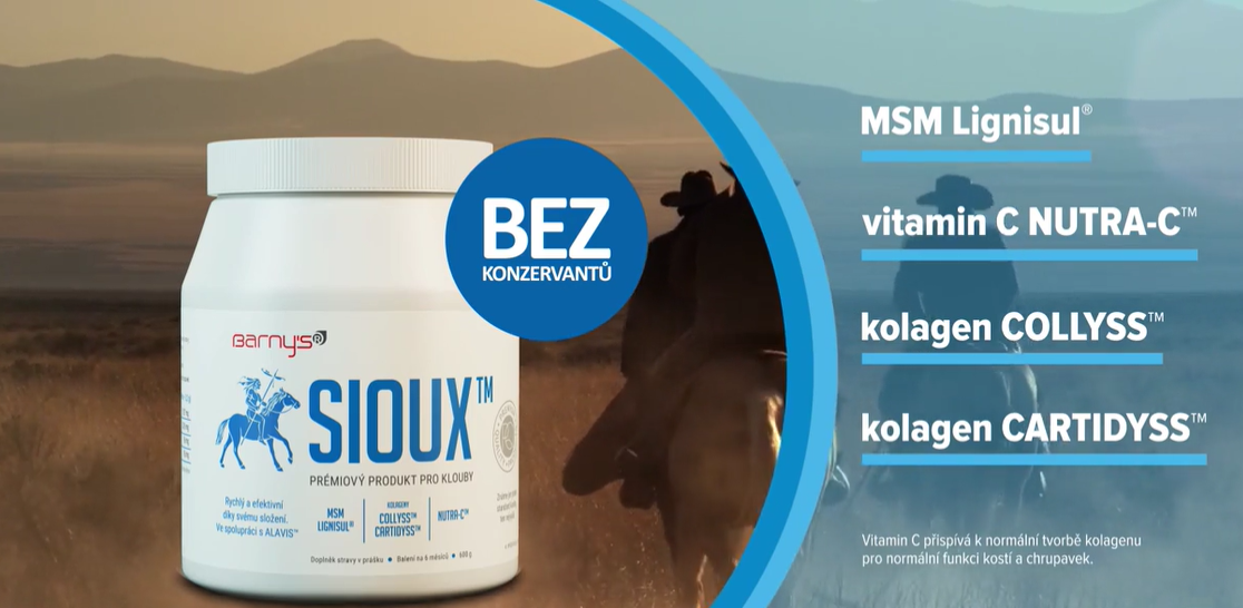 Produkt pro klouby – doplněk stravy v prášku