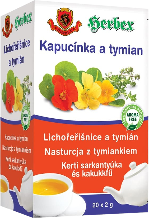 Herbex Lichořeřišnice a tymián 20 x 2 g