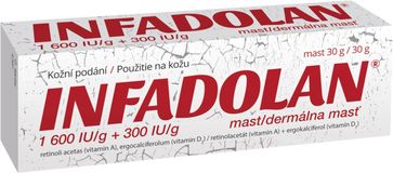 Infadolan 1600IU/g+300IU/g ung. II 30 g
