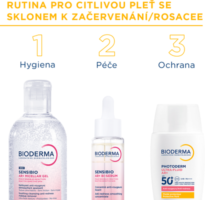 Bioderma Photoderm AR+ Ultrafluidní ochrana pro pleť se začervenáním a rosaceou 40 ml