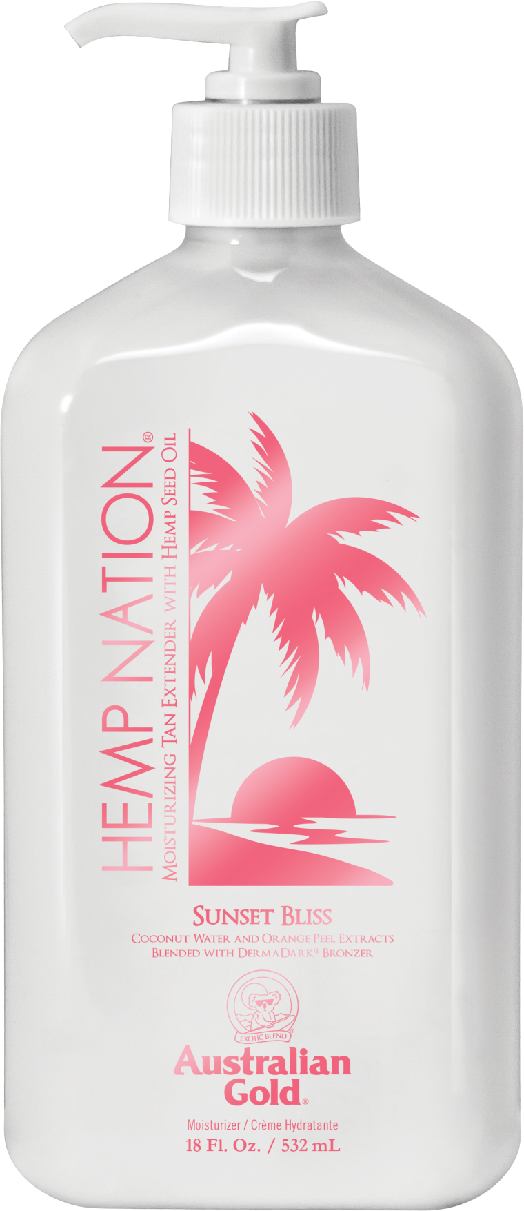 Australian Gold Hemp Nation Tělové mléko, Sunset Bliss 535 ml
