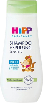 HiPP Babysanft Dětský šampón s kondicionérem 200 ml