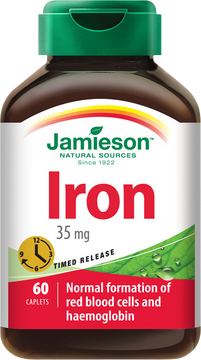 Jamieson Železo 35 mg s postupným uvolňováním 60 tablet