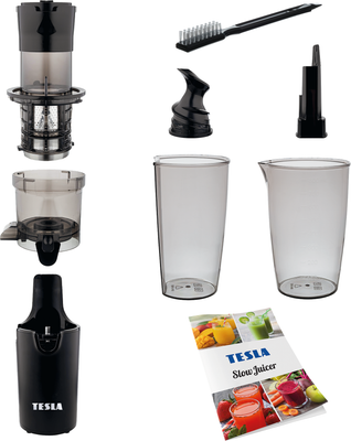 Tesla SlowJuicer SJ500 XL - nízkootáčkový šnekový odšťavňovač