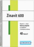 Generica Zinavit 600 s limetkovou arómou 40 tablet