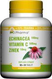 Bio Pharma Echinacea 100 mg+VitamínC 500 mg+Zinek 10 mg 120 tablet
